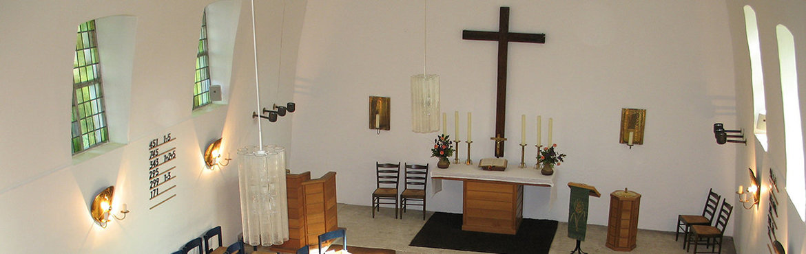 Der Innenraum von St. Markus von der Empore aus gesehen
