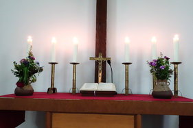 Der Altar in der St.-Markus-Kirche