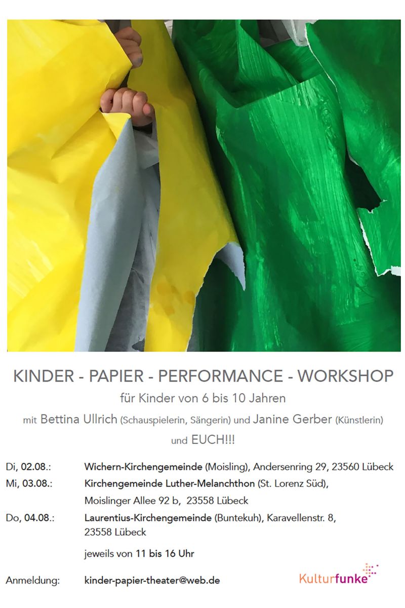 Kinder-Papier-Performance-Workshop