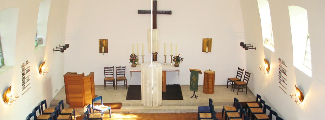 Der Innenraum von St. Markus von der Empore aus gesehen
