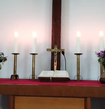 Der Altar in der St.-Markus-Kirche