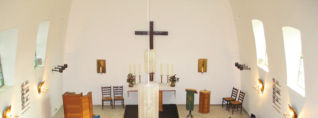 Der Innenraum von St. Markus von der Empore aus gesehen