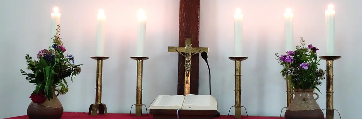 Der Altar in der St.-Markus-Kirche